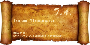 Terem Alexandra névjegykártya