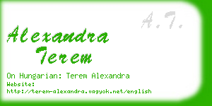 alexandra terem business card